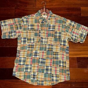 Orvis mens short sleeve shirt size M